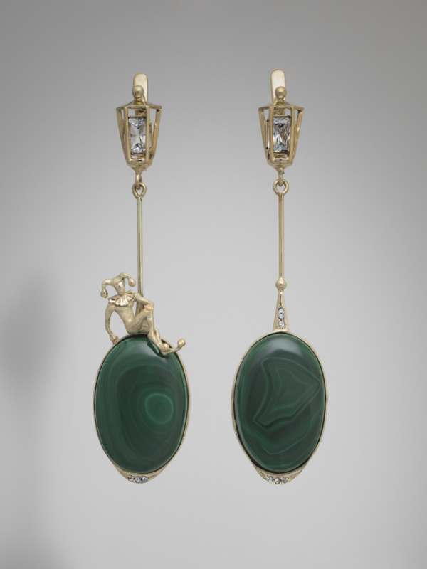 Эксклюзивные украшения, авторские украшения Earrings from the set “Memories of Venice” (2016) ,художник-ювелир Exclusive jewelry, designer jewelry, artist-jeweler