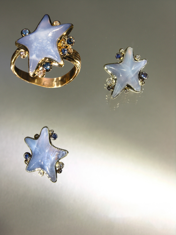 Эксклюзивные украшения, авторские украшения Starfish II (2004) ,художник-ювелир Exclusive jewelry, designer jewelry, artist-jeweler