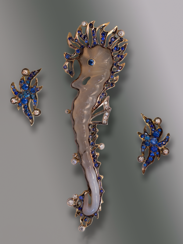 Эксклюзивные украшения, авторские украшения Seahorse (2010) ,художник-ювелир Exclusive jewelry, designer jewelry, artist-jeweler
