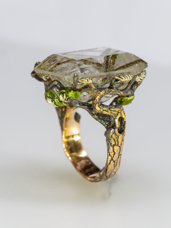 Эксклюзивные украшения, авторские украшения Ring from the “Springtime” set (2018) ,художник-ювелир Exclusive jewelry, designer jewelry, artist-jeweler