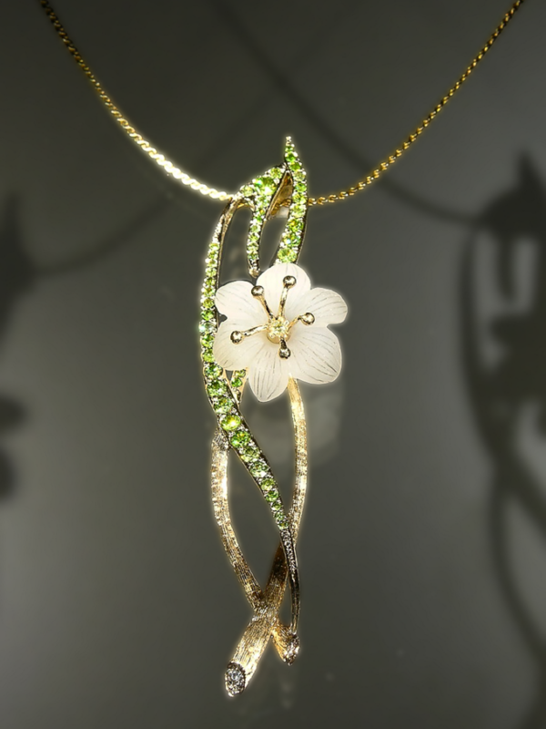 Эксклюзивные украшения, авторские украшения The Flowers II (2004) ,художник-ювелир Exclusive jewelry, designer jewelry, artist-jeweler