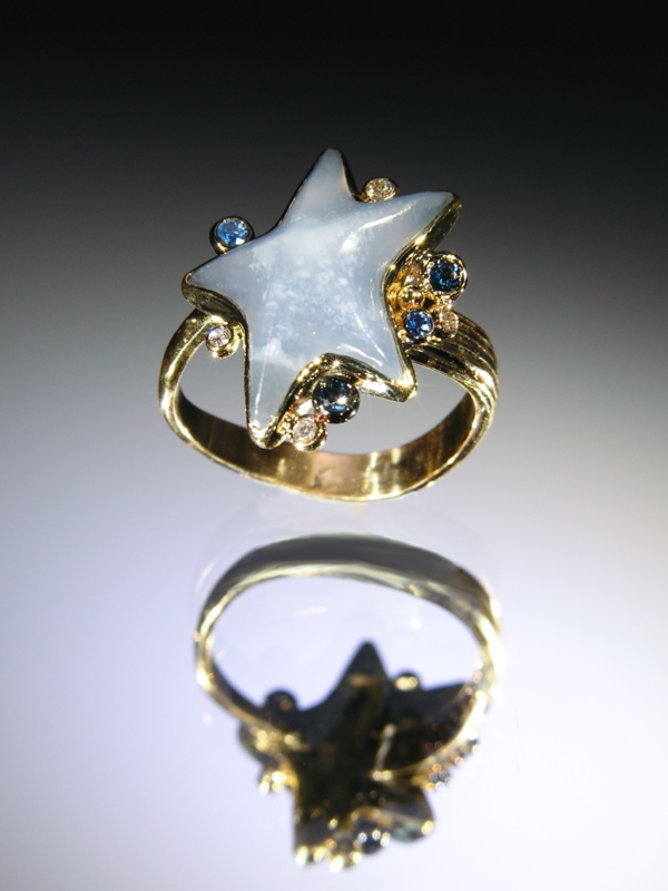 Эксклюзивные украшения, авторские украшения Ring from the Starfish set (2005) ,художник-ювелир Exclusive jewelry, designer jewelry, artist-jeweler
