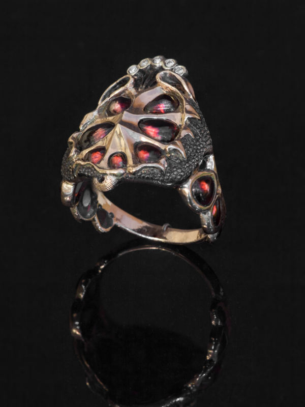 Эксклюзивные украшения, авторские украшения Ring from the Garnet set (2016) Author Mikael Verevkin. ,художник-ювелир Exclusive jewelry, designer jewelry, artist-jeweler
