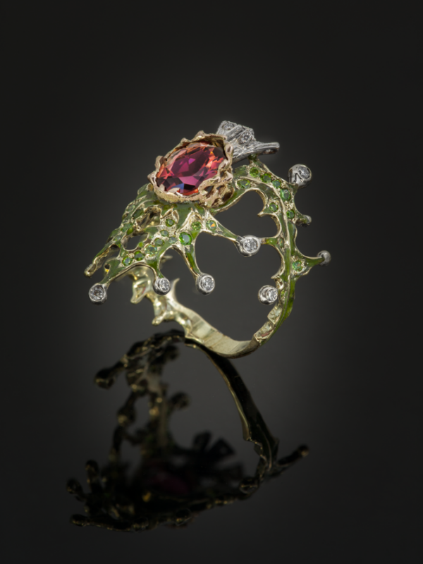 Эксклюзивные украшения, авторские украшения Ring from the Thistle III set (2013) ,художник-ювелир Exclusive jewelry, designer jewelry, artist-jeweler