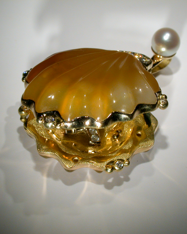 Эксклюзивные украшения, авторские украшения Medallion from the Marine set (2002) ,художник-ювелир Exclusive jewelry, designer jewelry, artist-jeweler